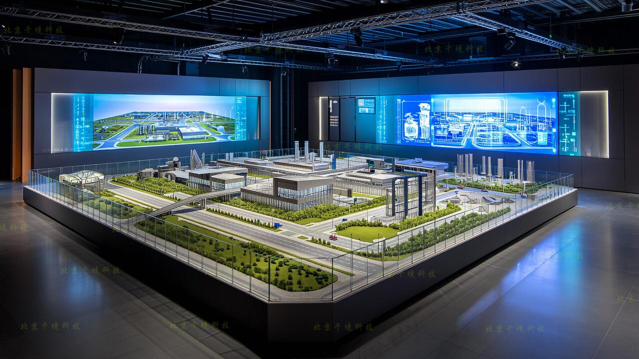智慧呈现未来 工业园区展厅沙盘与数字内容制作服务解析